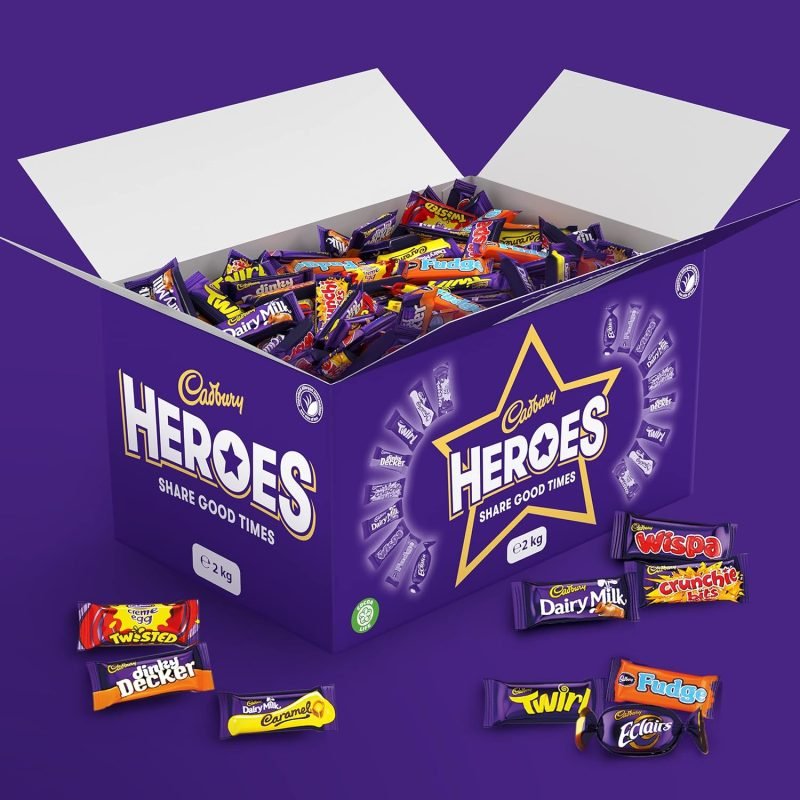 Cadbury Heroes Chocolate Bulk Sharing Box 2kg - Image 3